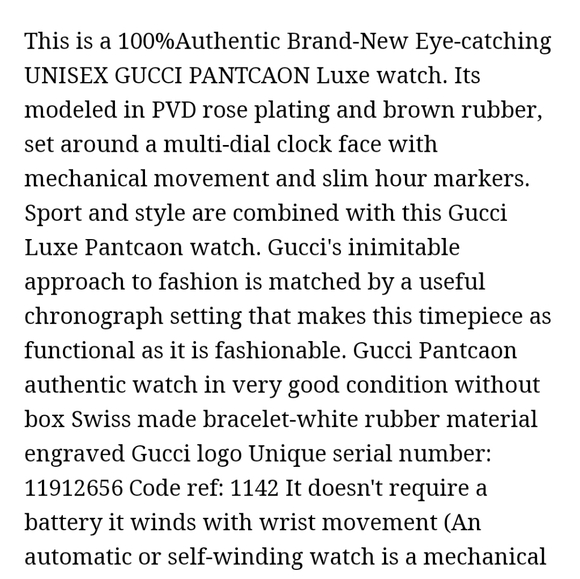 Gucci watch - Picture 6 of 6